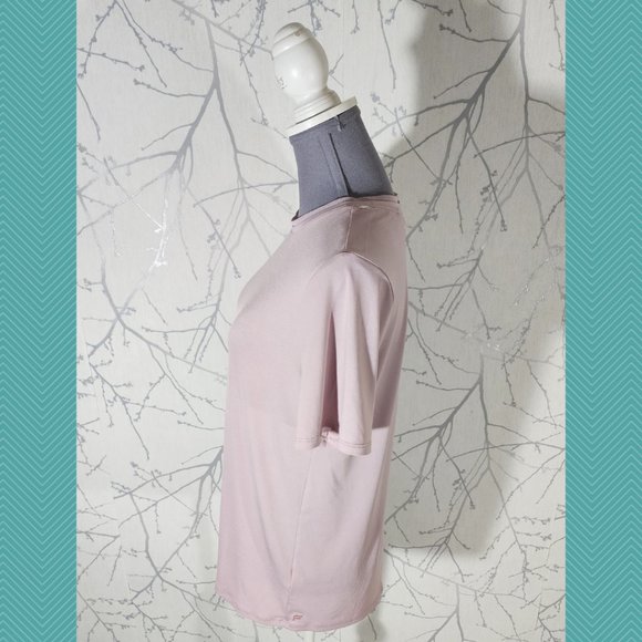 Fabletics Blush Pink Vivienne Cross Back Tee - Picture 3 of 5